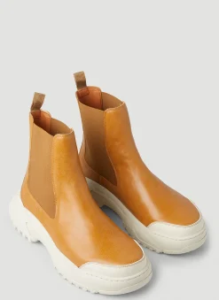 Faux-Leather Chelsea Boots
