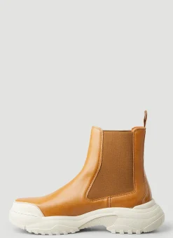 Faux-Leather Chelsea Boots