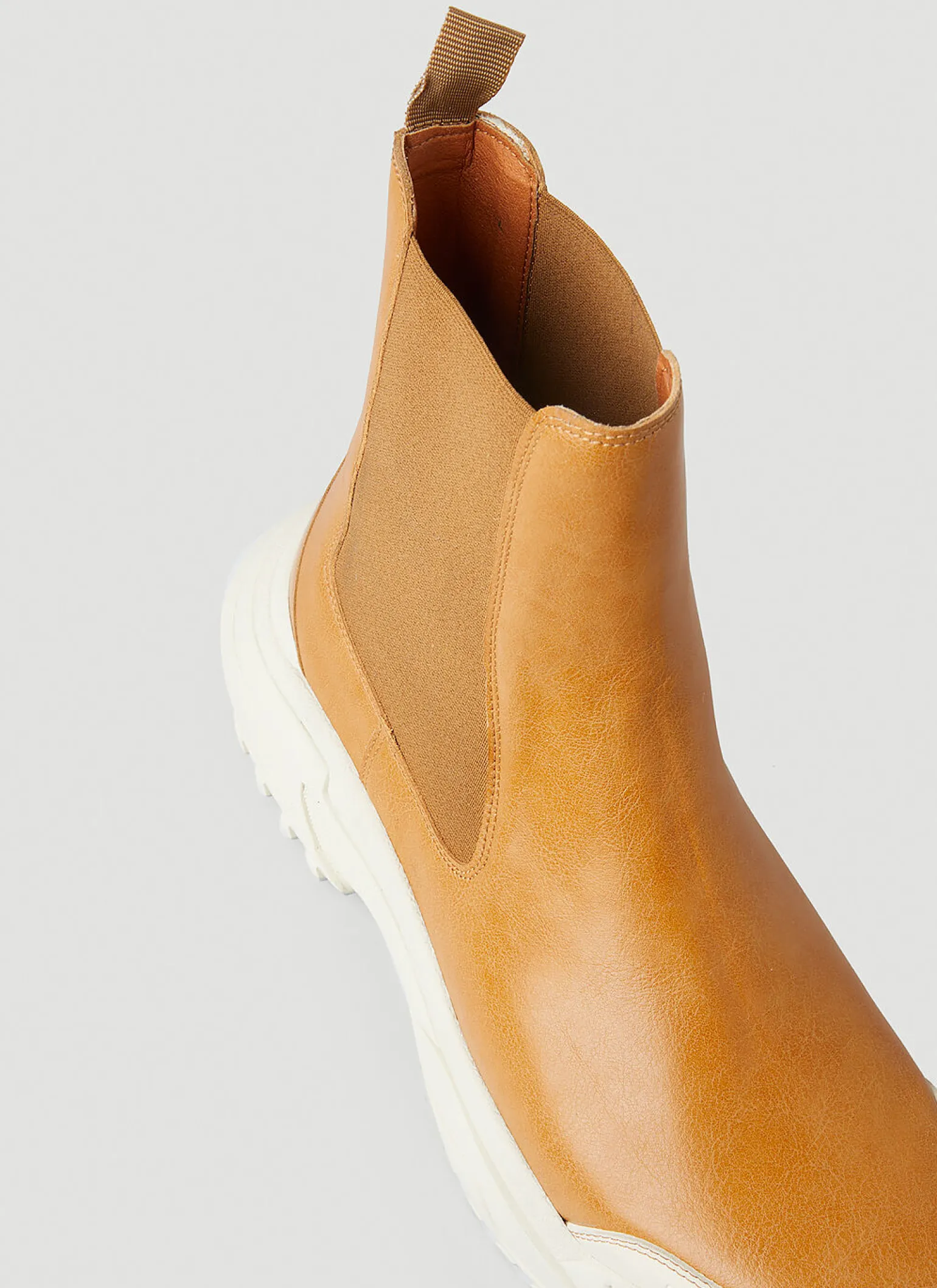 Faux-Leather Chelsea Boots