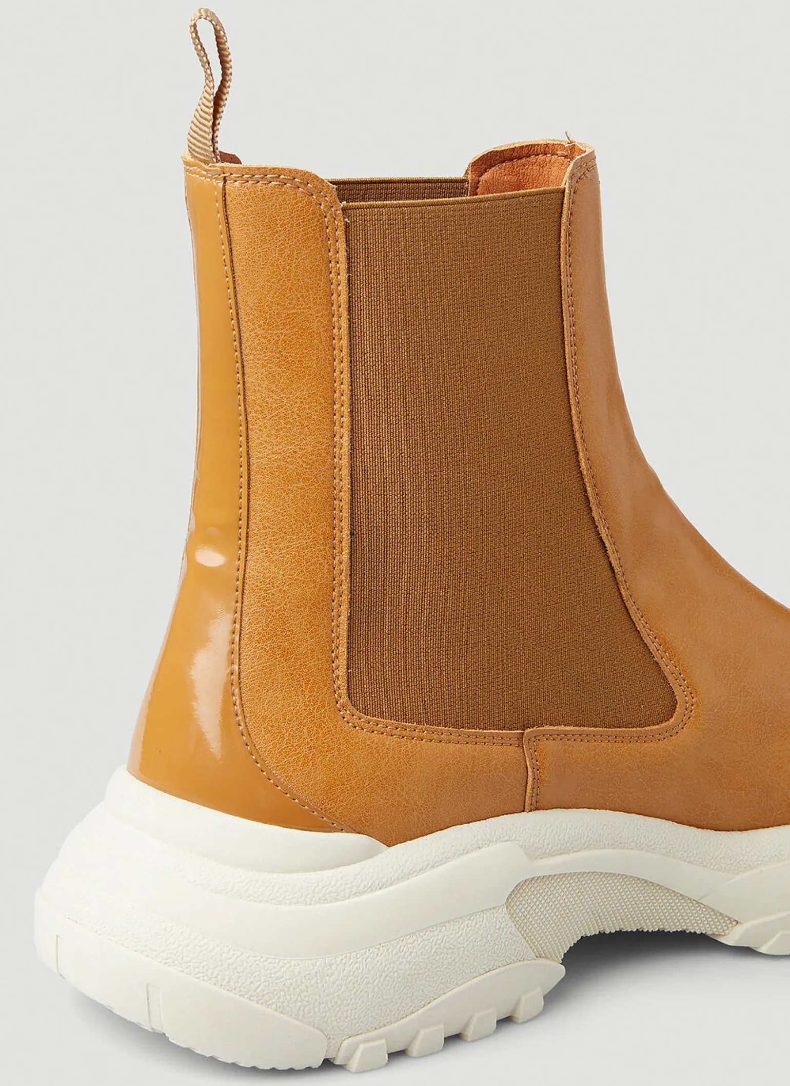 Faux-Leather Chelsea Boots