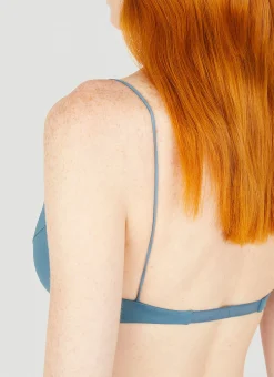 Fine Strap Almond Bikini Top
