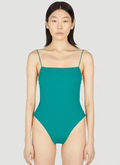 Fine Strap One Piece Swimsuit