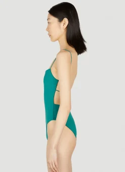 Fine Strap One Piece Swimsuit
