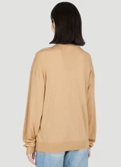 Fine-Knit Slouchy Rollneck Sweater