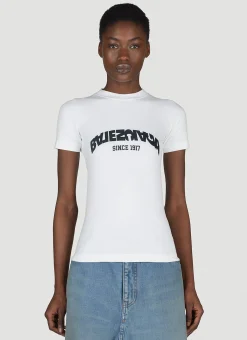 Fitted Logo Print T-Shirt