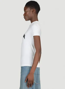Fitted Logo Print T-Shirt