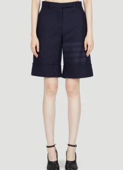 Flannel Four Bar Sack Shorts