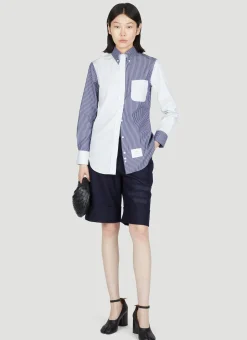 Flannel Four Bar Sack Shorts