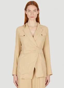 Fleur Wrap Front Blazer