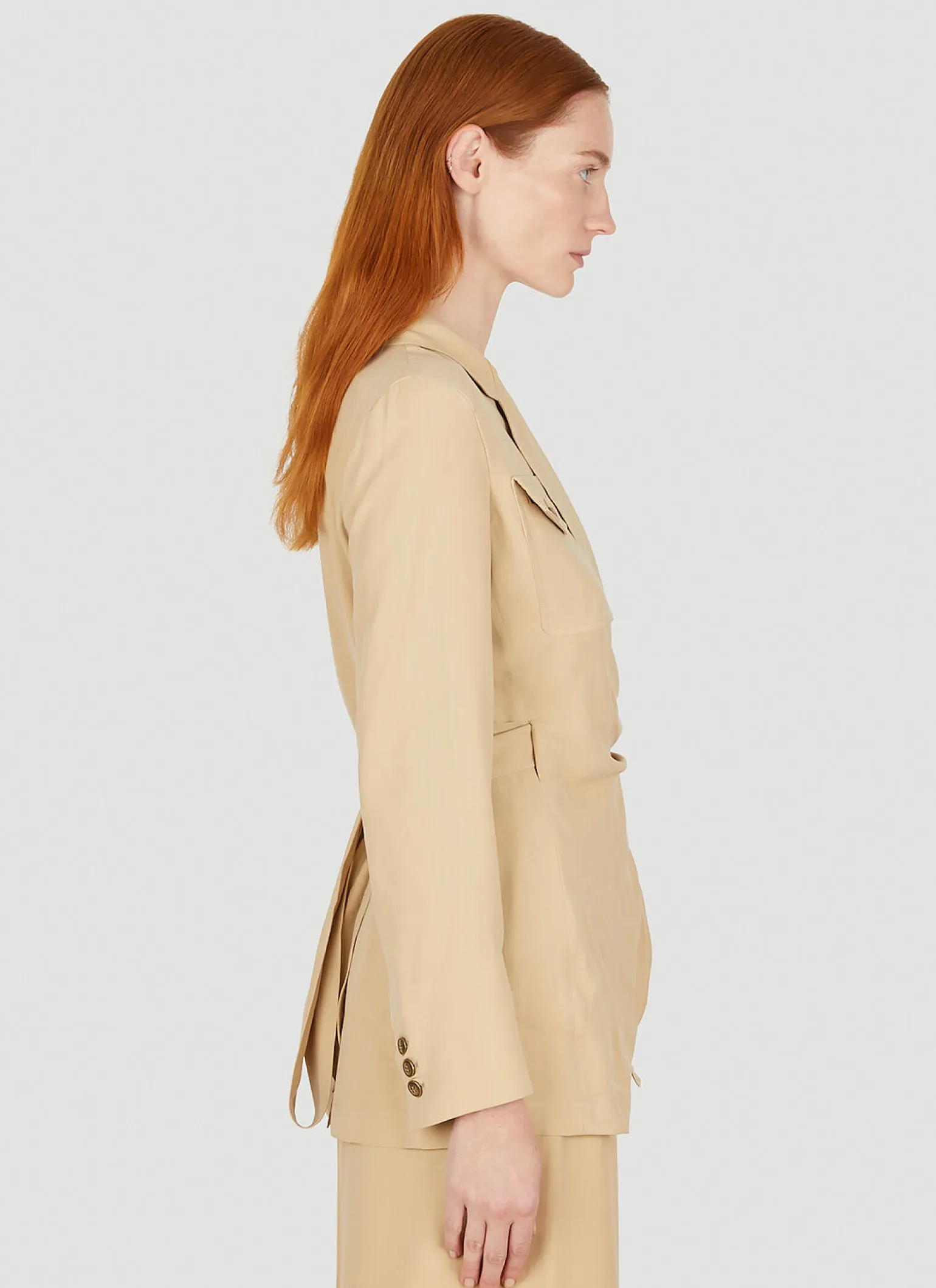 Fleur Wrap Front Blazer