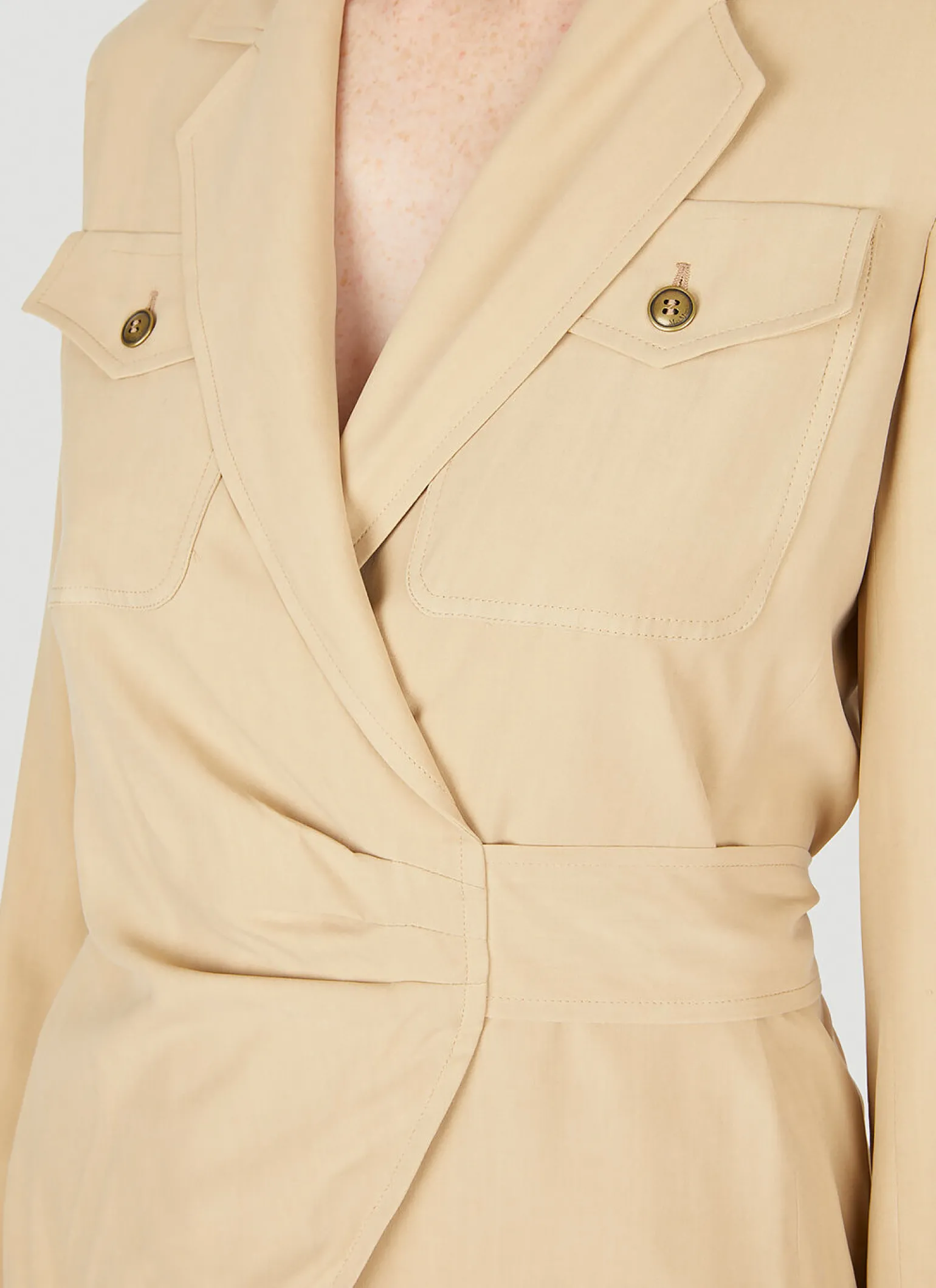 Fleur Wrap Front Blazer