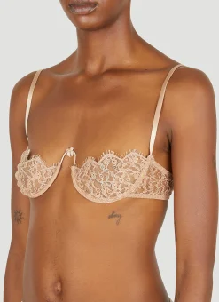 Floral Lace Balconette Bra