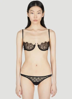 Floral Lace Balconette Bra