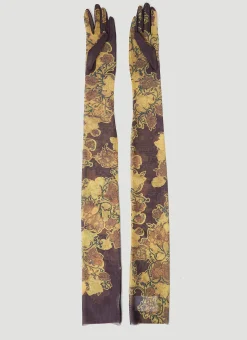 Floral Mesh Gloves