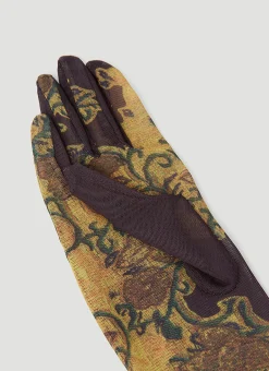 Floral Mesh Gloves