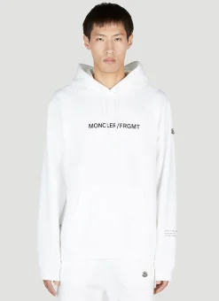 Floral Motif Hooded Sweatshirt