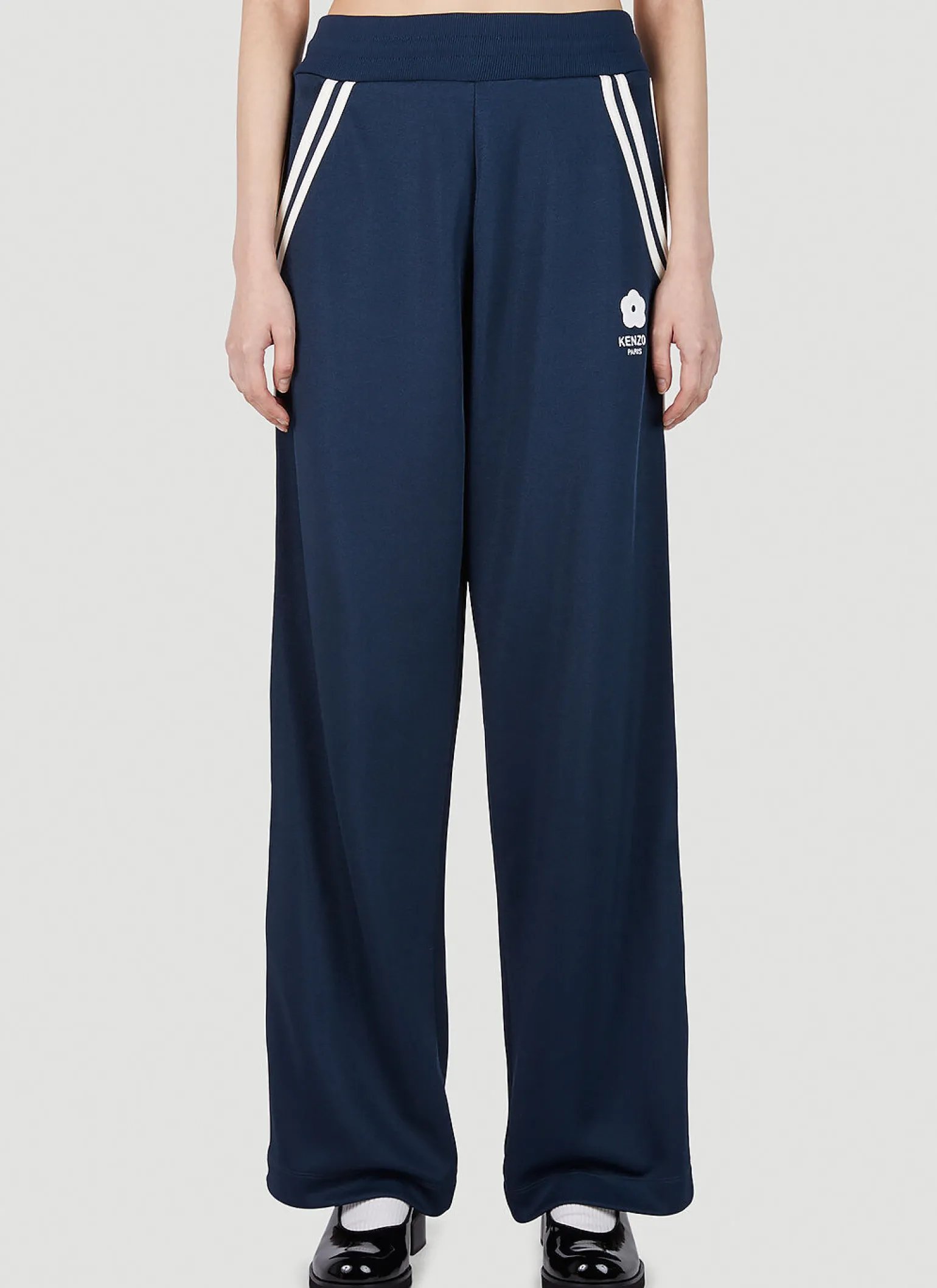 Floral Trim Track Pants