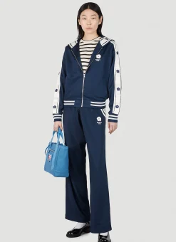 Floral Trim Track Pants