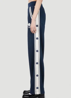 Floral Trim Track Pants