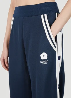 Floral Trim Track Pants