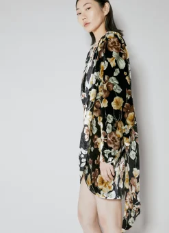 Floral Velvet Dress