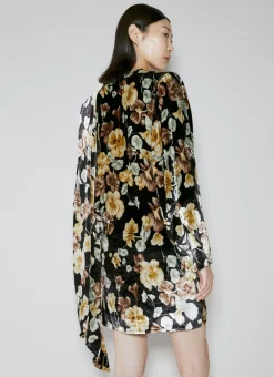 Floral Velvet Dress