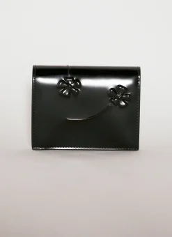 Flower Embossed Bi-Fold Wallet