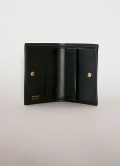 Flower Embossed Bi-Fold Wallet
