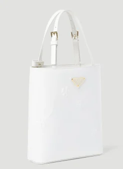 Flower Embossed Mini Tote Bag
