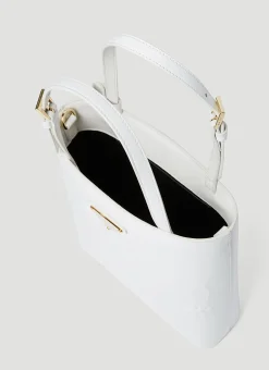 Flower Embossed Mini Tote Bag