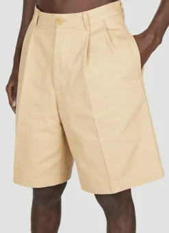 Folded Pleat Shorts