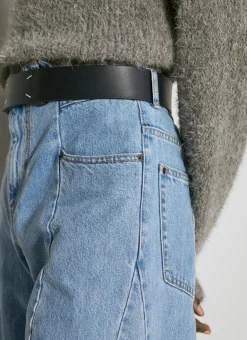 Four Stitches Leather Belt