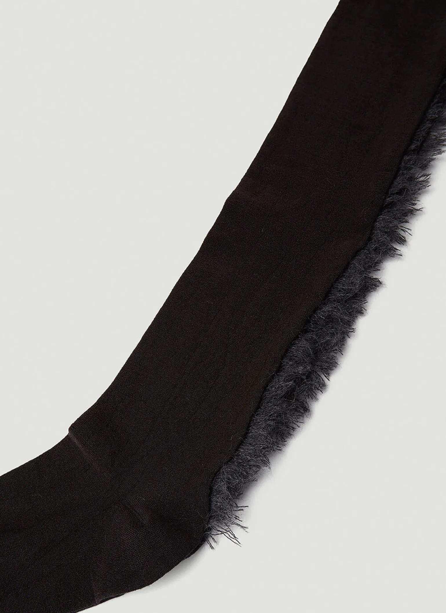 Frayed Trim Tights
