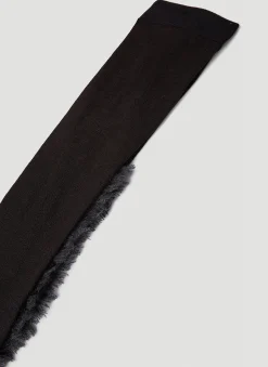 Frayed Trim Tights