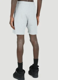 French Logo Print Sweat Shorts