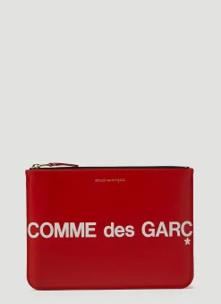 Front Logo Print Pouch