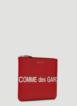 Front Logo Print Pouch