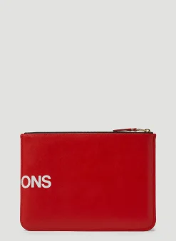 Front Logo Print Pouch