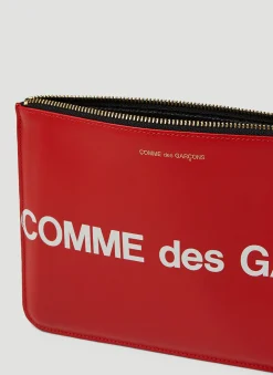 Front Logo Print Pouch