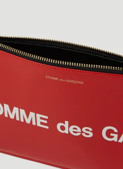 Front Logo Print Pouch