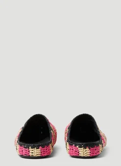 Fussbet Sabot Raffia Mules