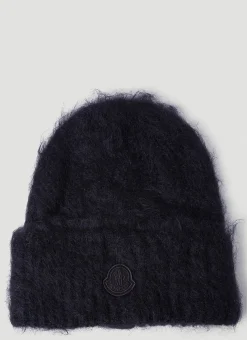 Fuzzy Knit Beanie Hat