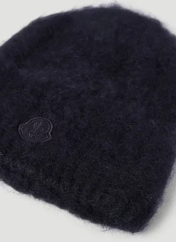 Fuzzy Knit Beanie Hat