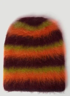 Fuzzy Knit Beanie Hat