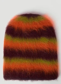 Fuzzy Knit Beanie Hat