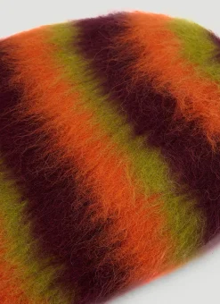 Fuzzy Knit Beanie Hat