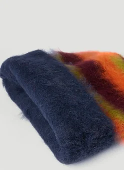 Fuzzy Knit Beanie Hat