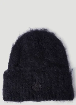 Fuzzy Knit Beanie Hat