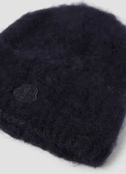 Fuzzy Knit Beanie Hat