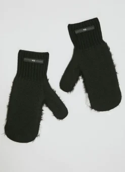 Fuzzy Logo Gloves